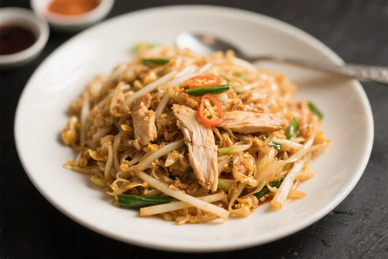 Chicken Pad Thai – A Cozy Take on a Street-Food Favorite