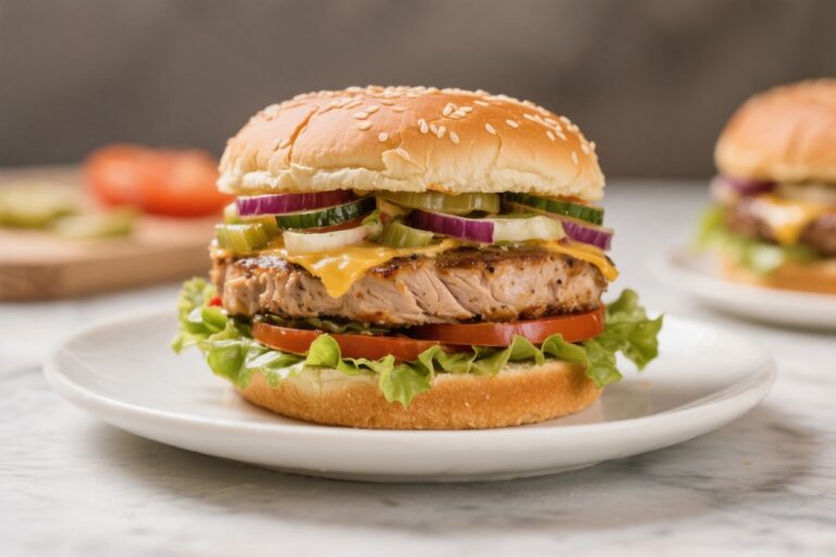 Healthy Air Fryer Greek Turkey Burgers – Juicy, Flavor-Packed, and Easy