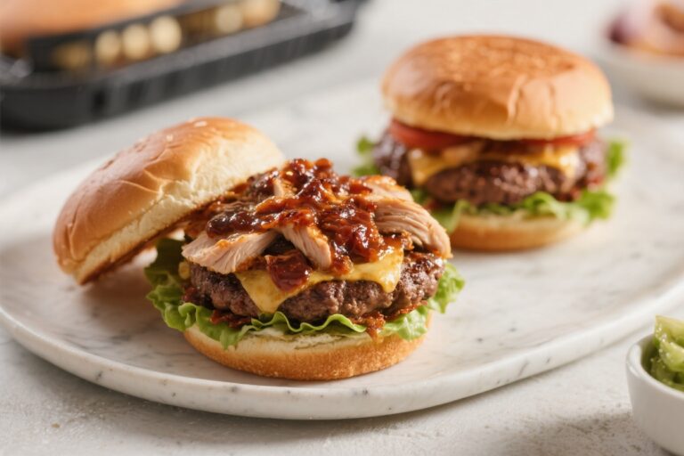 Air Fryer BBQ Turkey Burgers – Juicy, Fast, and Flavor-Packed