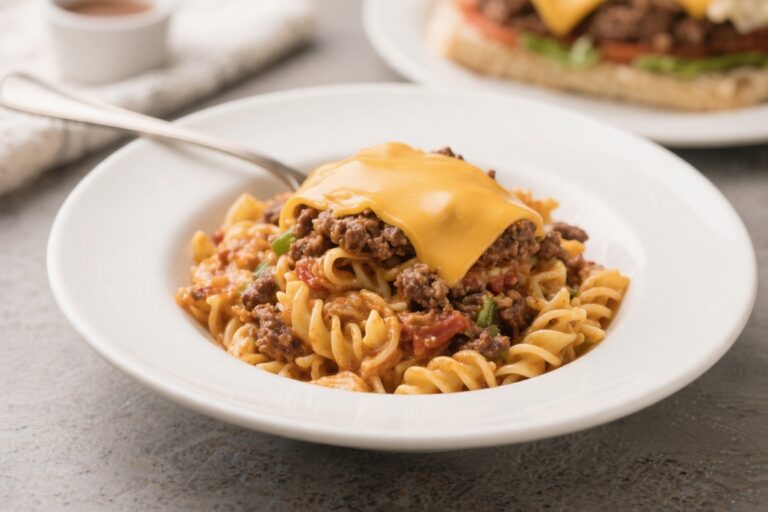 High Protein Cheeseburger Pasta – Comfort Food With a Nutritious Twist
