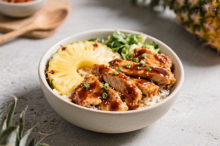 Air Fryer Teriyaki Chicken Pineapple Bowls – A Sweet and Savory Weeknight Win