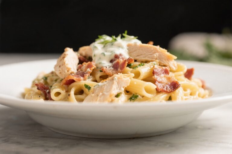 Chicken Bacon Ranch Protein Pasta – Comfort Food With a Protein Boost