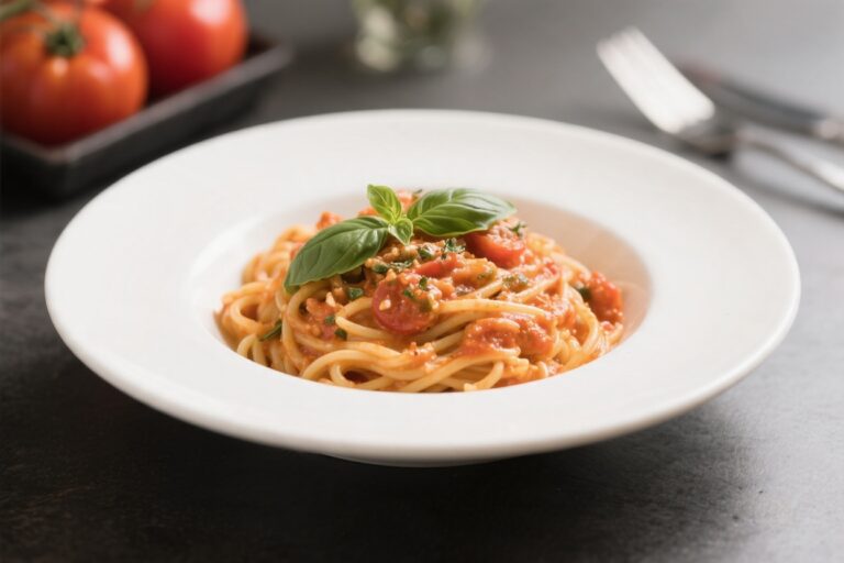 Healthy Creamy Tomato Basil Pasta – A Light, Comforting Weeknight Favorite