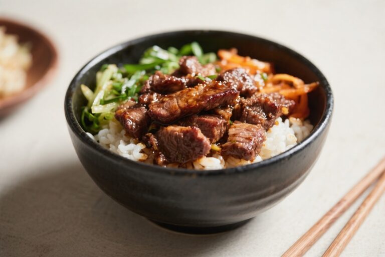 Korean BBQ Beef Bowls (Bulgogi Style) – Weeknight-Friendly, Big Flavor
