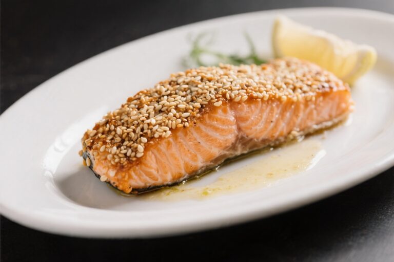 Sesame Crusted Salmon – Crispy, Flavorful, and Weeknight-Friendly