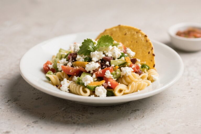 Cottage Cheese Taco Pasta Salad – Creamy, Zesty, and Weeknight-Friendly