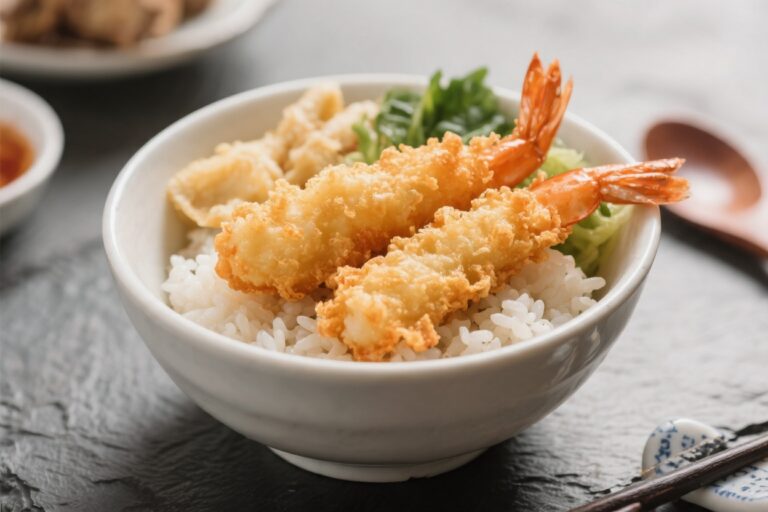 Shrimp Tempura Rice Bowls – Crispy, Comforting, and Weeknight-Friendly