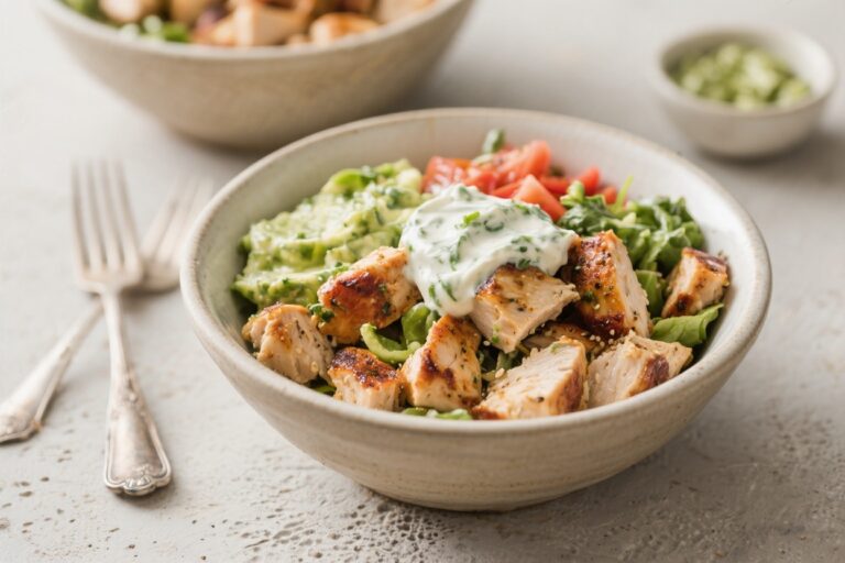 Greek Chicken Bowls With Tzatziki – A Fresh, Colorful Weeknight Favorite