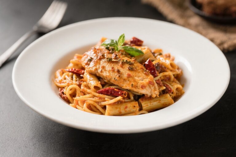 High Protein Cajun Chicken Pasta – Creamy, Spicy, and Satisfying