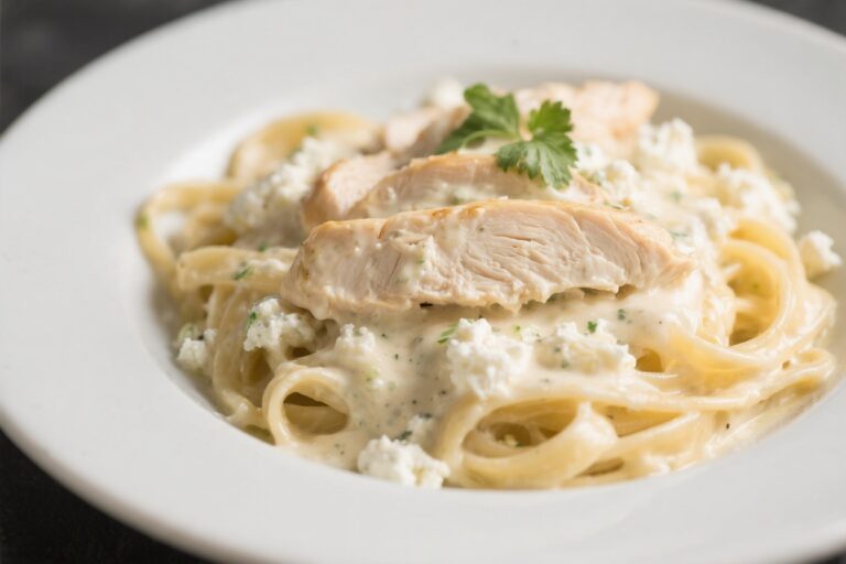 Creamy Cottage Cheese Chicken Alfredo – A Lighter, Comforting Classic