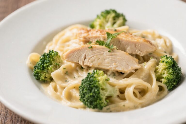 Chicken & Broccoli Alfredo – Creamy, Comforting, and Weeknight-Friendly