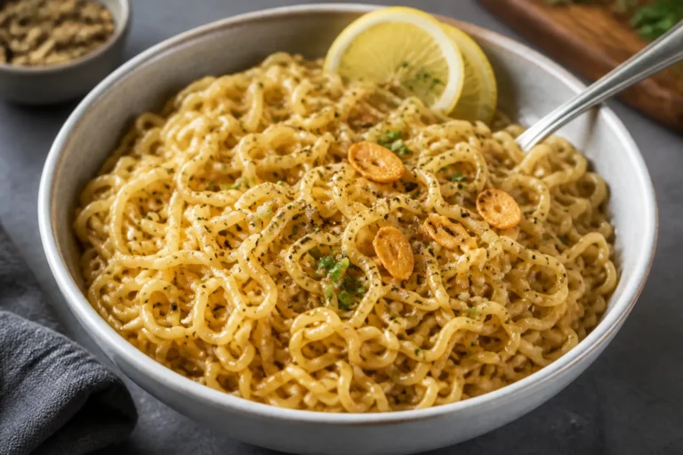 Garlic Butter Ramen Noodles – Fast, Flavorful, and Comforting