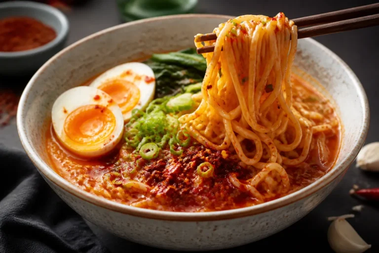 Spicy Chili Garlic Ramen – A Bold, Comforting Bowl