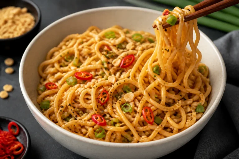 Spicy Peanut Ramen Noodles – Fast, Flavor-Packed Comfort Food