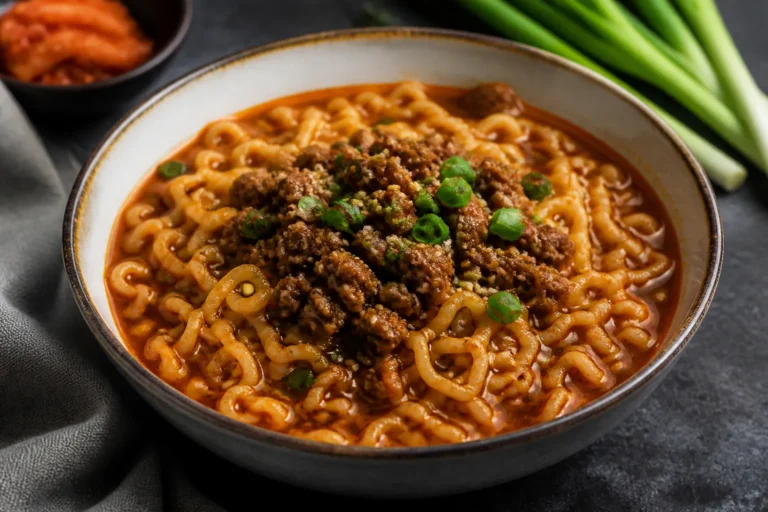 Korean Ground Beef Ramen – A Fast, Flavor-Packed Weeknight Bowl