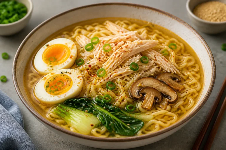 15-Minute Chicken Ramen Soup – Fast, Comforting, and Flavor-Packed