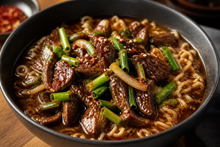 Mongolian Beef Ramen – A Fast, Saucy Weeknight Favorite