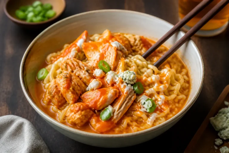 Buffalo Chicken Ramen – Spicy, Comforting, and Weeknight-Friendly