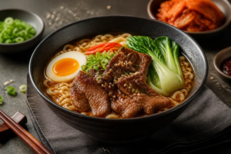 Korean BBQ Beef Ramen – Comforting Noodles With Bold, Smoky Flavor