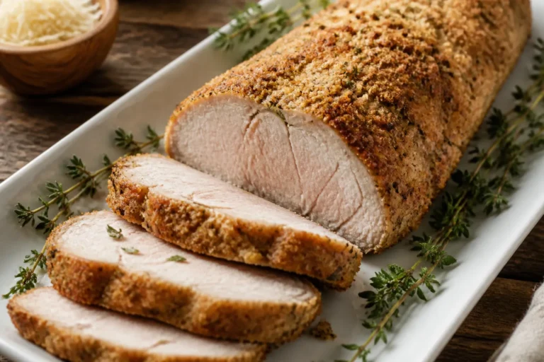 Parmesan Crusted Pork Tenderloin – Crispy, Juicy, and Weeknight-Friendly