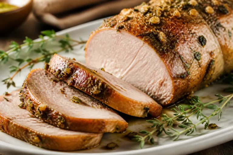 Garlic Herb Roasted Pork Tenderloin – Simple, Juicy, and Flavor-Packed