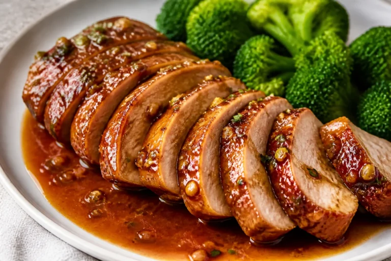 Crockpot Honey Garlic Pork Tenderloin – Easy, Saucy, and Tender