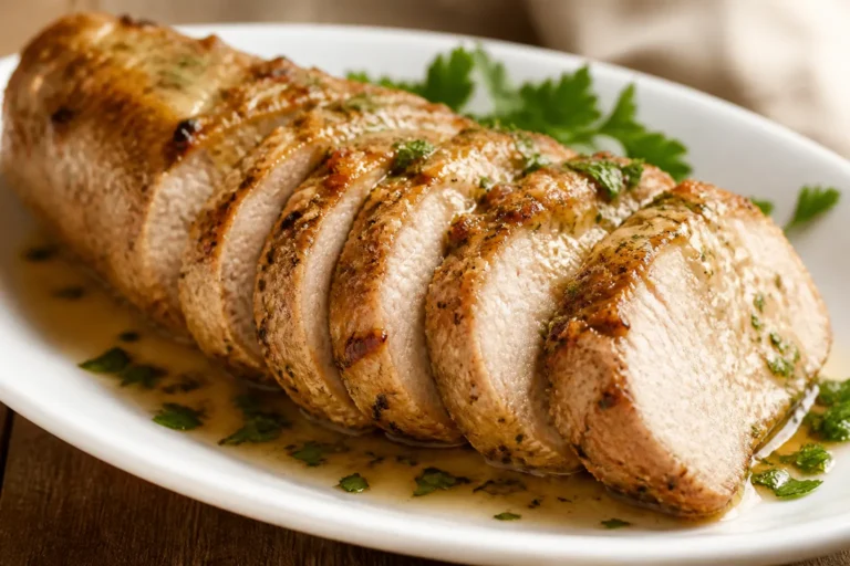 Garlic Parmesan Pork Tenderloin – Juicy, Flavorful, and Weeknight-Friendly