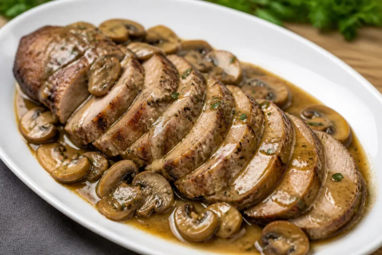 Mushroom Pork Tenderloin – Juicy, Savory, and Weeknight-Friendly