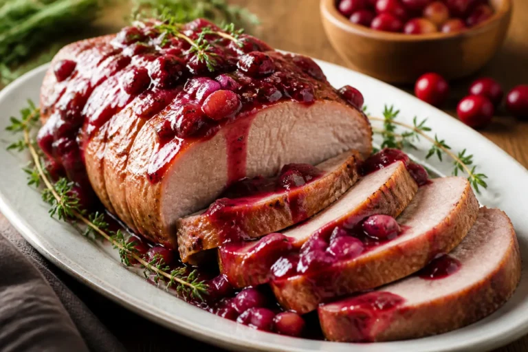 Cranberry Pork Tenderloin – A Cozy, Flavor-Packed Dinner