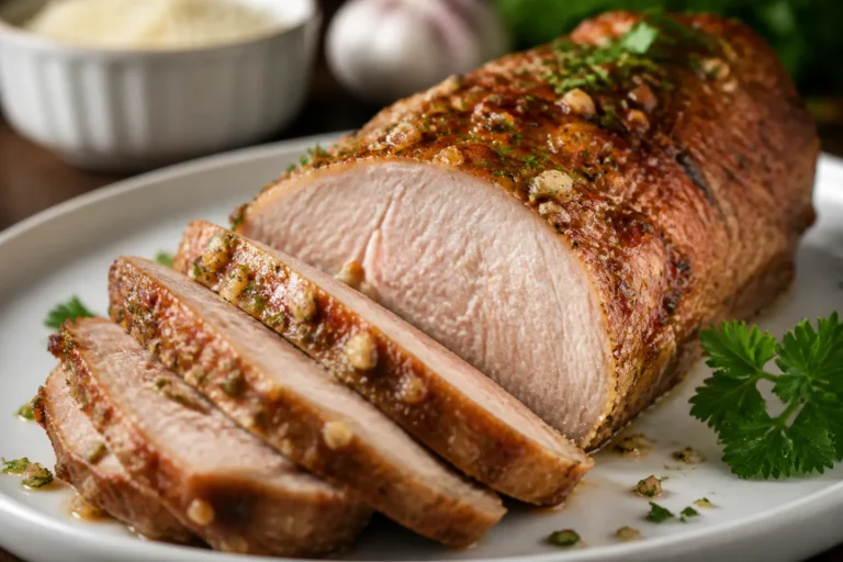 Parmesan Garlic Pork Tenderloin Roast – Simple, Juicy, Crowd-Pleasing