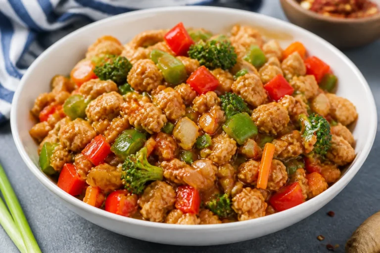 Ground Chicken Stir Fry – Fast, Fresh, and Full of Flavor