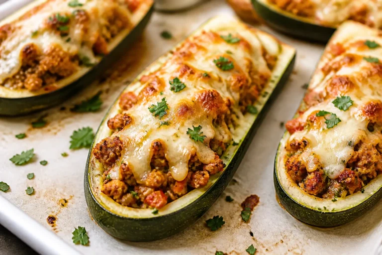 Ground Chicken Zucchini Boats – A Light, Satisfying Weeknight Dinner