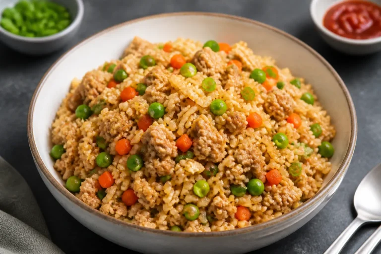 Ground Chicken Fried Rice – A Simple, Satisfying Weeknight Favorite