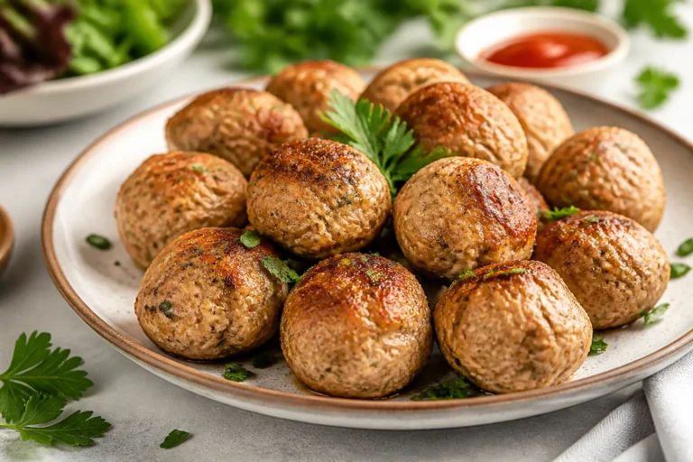 Healthy Ground Chicken Meatballs – Easy, Juicy, and Full of Flavor