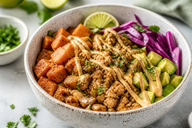Ground Chicken Sweet Potato Bowls – A Simple, Satisfying Weeknight Dinner