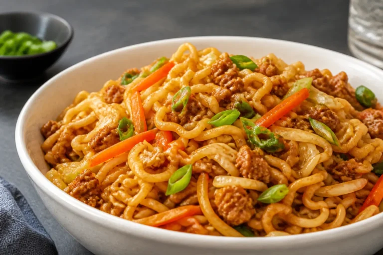 Ground Chicken Ramen Stir Fry – Fast, Flavorful, Weeknight Comfort