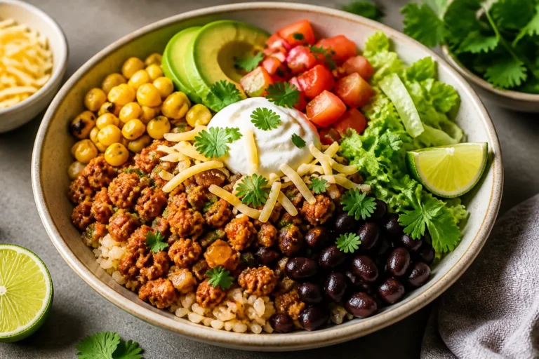 Ground Chicken Southwest Bowls – Easy, Flavor-Packed Weeknight Meal