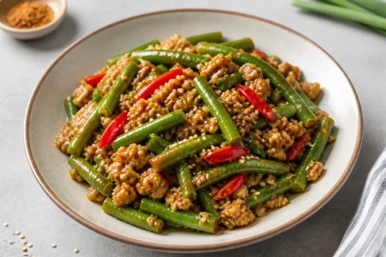 Ground Chicken and Green Bean Stir Fry – Fast, Flavorful, and Weeknight-Friendly