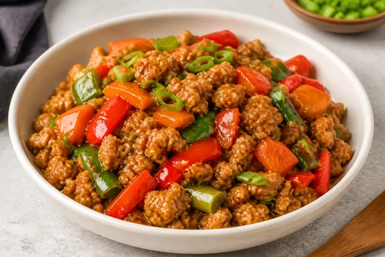20-Minute Ground Chicken Stir Fry – Fast, Flavorful, and Weeknight-Friendly