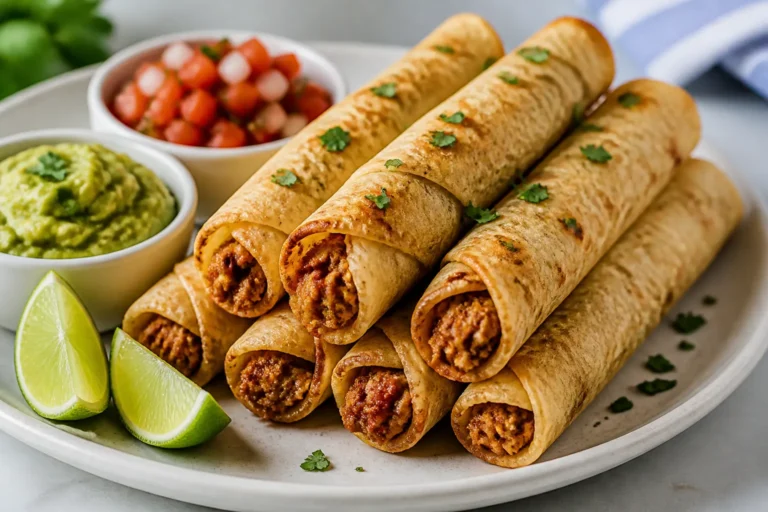 Air Fryer Ground Chicken Taquitos – Crispy, Fast, and Flavorful
