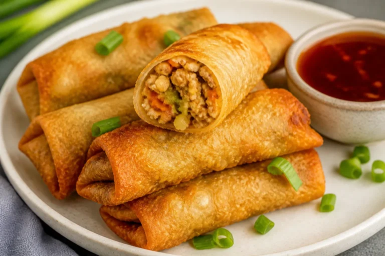 Air Fryer Ground Chicken Egg Rolls – Crispy, Lighter, and Weeknight-Friendly