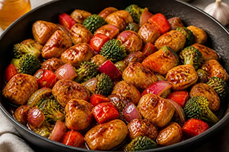 One-Pan Honey Garlic Chicken and Vegetables – Weeknight-Friendly and Flavor-Packed
