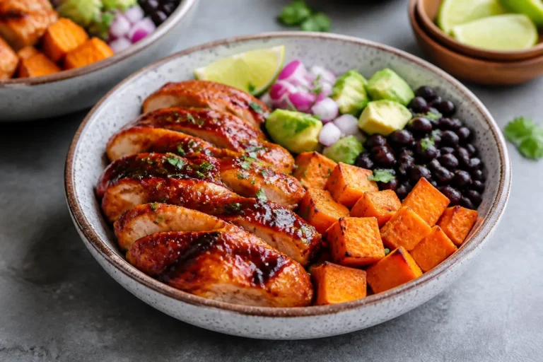 BBQ Chicken Sweet Potato Bowls – A Comforting, Balanced Weeknight Meal