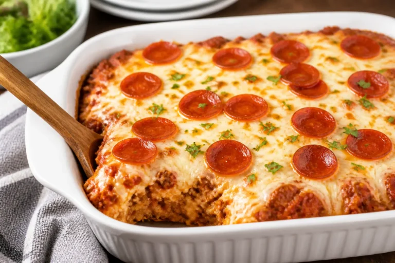 High Protein Pizza Casserole – Comfort Food With a Healthy Twist