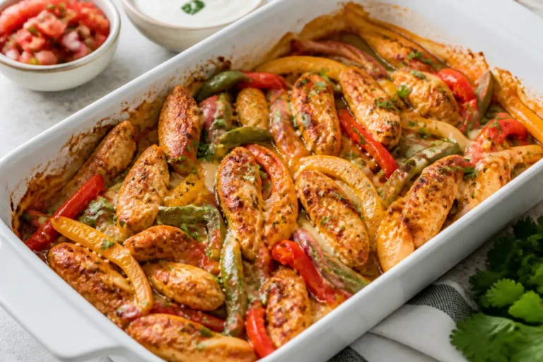Healthy Chicken Fajita Bake – A Simple, Flavor-Packed Weeknight Dinner