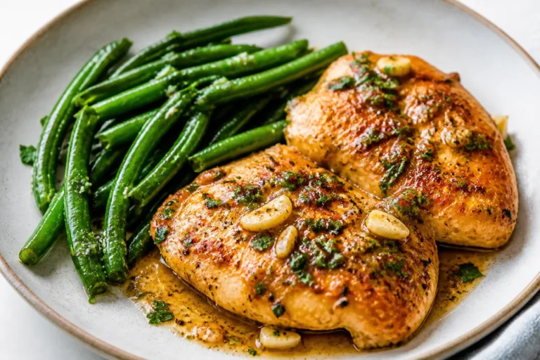 Garlic Butter Chicken and Green Beans – Simple, Comforting, and Full of Flavor
