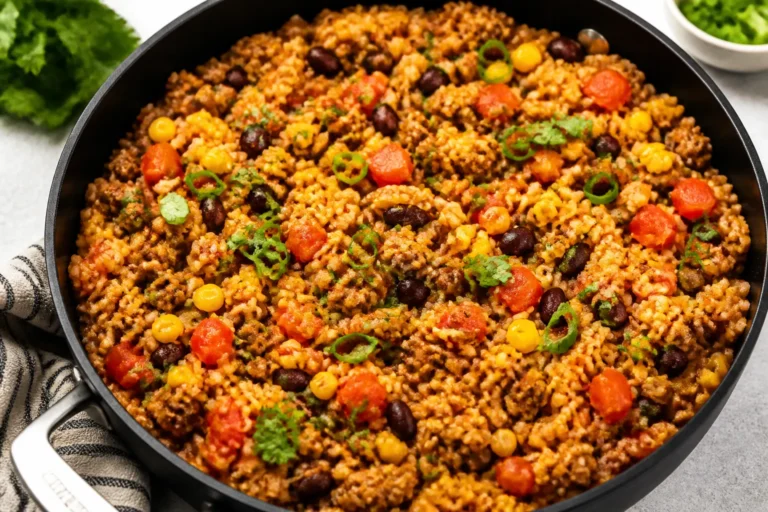 One-Pan Mexican Beef and Rice – A Flavorful Weeknight Favorite