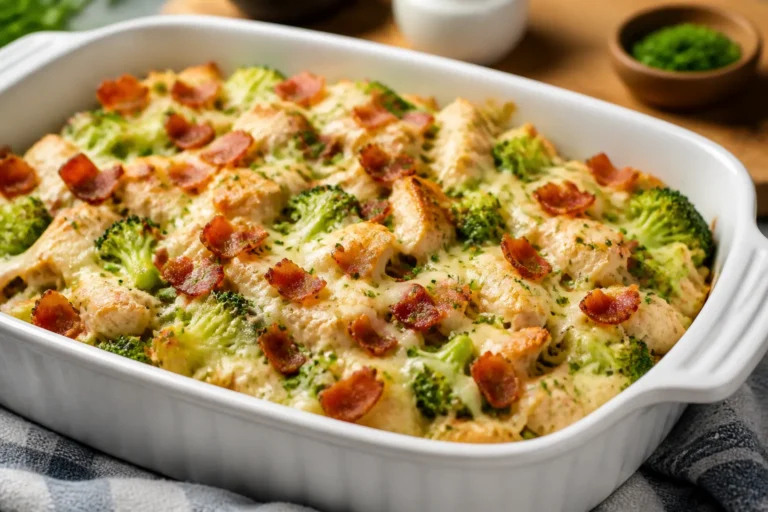 Healthy Chicken Bacon Ranch Casserole – Comfort Food With a Lighter Twist