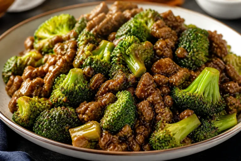 20-Minute Ground Beef and Broccoli – Fast, Flavorful, and Weeknight-Friendly
