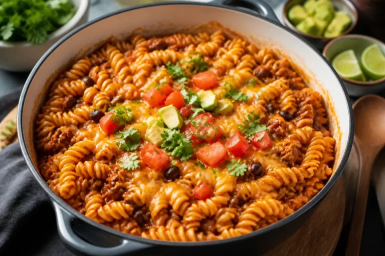 One-Pot Taco Pasta – A Cozy, Weeknight Crowd-Pleaser